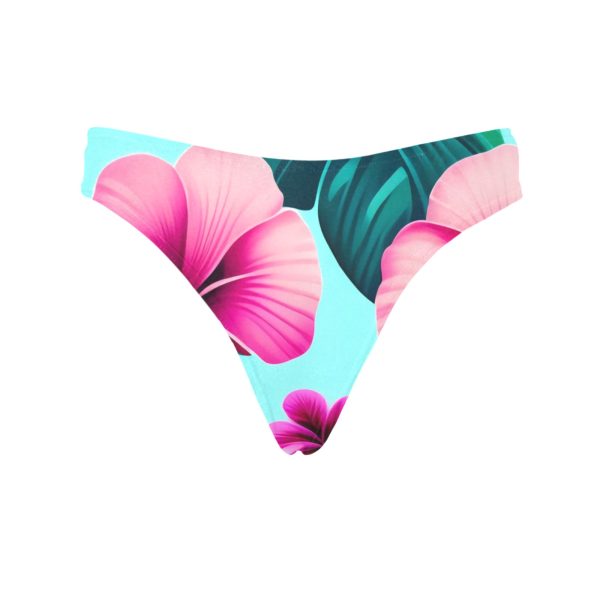 ThongTropics™ Women's Thong: Sun, Sand, and Ultimate Sassy Stand! 🍍👙