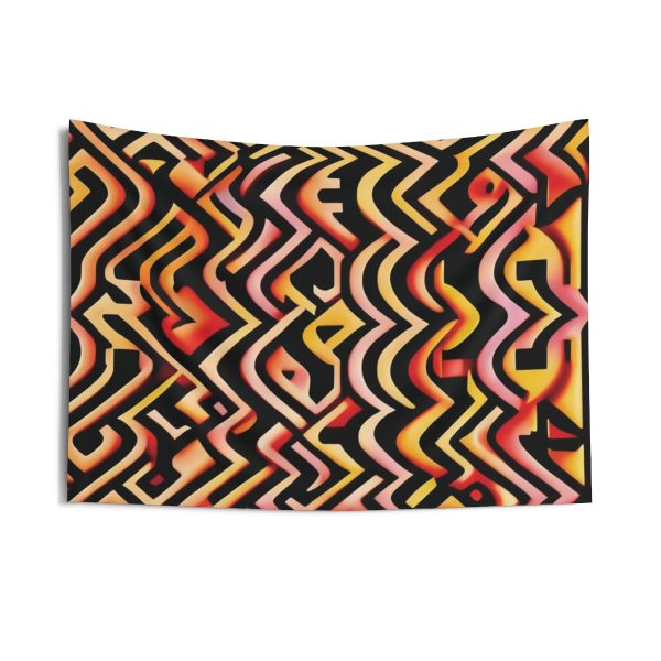 Metro Melody 🏙 Abstract Art Wall Tapestry 🎇