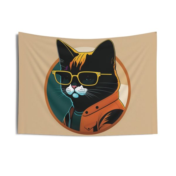 Ready to Jazz Up Your Space? 😎 Kool Kat 🎷 The Showstopper of Wall Tapestries!