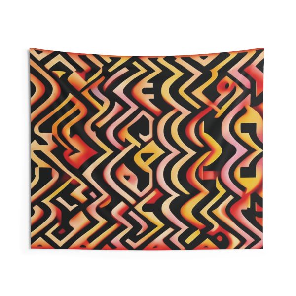 Metro Melody 🏙 Abstract Art Wall Tapestry 🎇