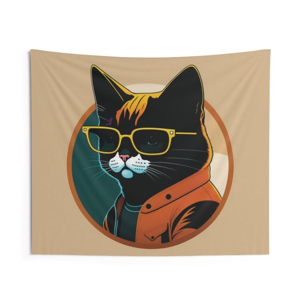 Ready to Jazz Up Your Space? 😎 Kool Kat 🎷 The Showstopper of Wall Tapestries!