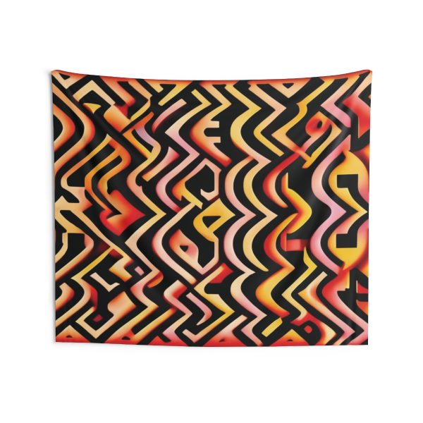 Metro Melody 🏙 Abstract Art Wall Tapestry 🎇