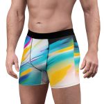 ChronoComfort Men's Boxer Brief 🕰️ When Vintage Meets Virtual Reality 🎩