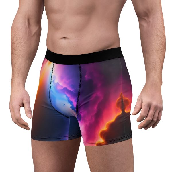 The Midnight Commuter: Navigate City Nights with Men's Boxer Briefs! 🌃🚖🩲