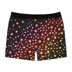 Galactic Gourmet Men's Boxer Briefs 🚀 The Tasteful Space Odyssey! 🍔