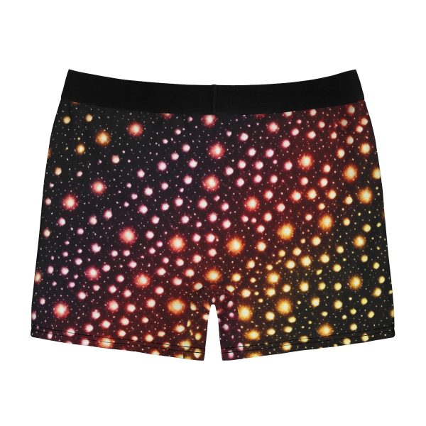Galactic Gourmet Men's Boxer Briefs 🚀 The Tasteful Space Odyssey! 🍔
