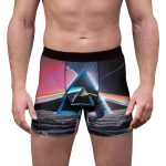 Pink Floyd-Inspired đ Dark Side of the Loom Menâs Boxer Briefs! đľ