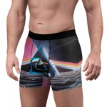 Pink Floyd-Inspired đ Dark Side of the Loom Menâs Boxer Briefs! đľ