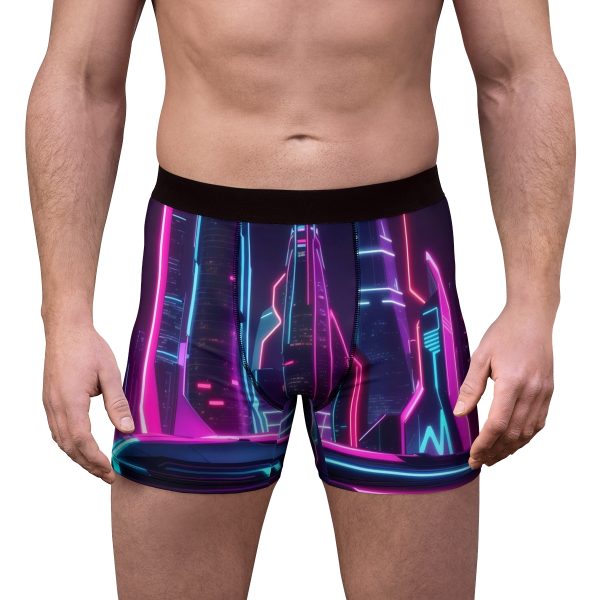 Skyline Comfort Boxer Briefs Block Rockin' the Concrete Jungle