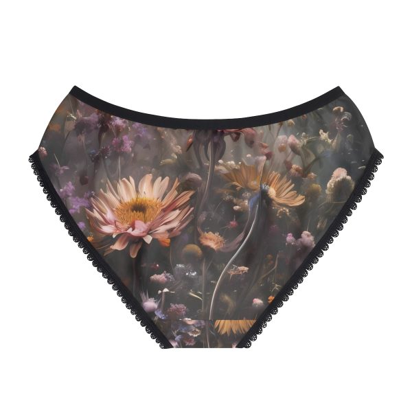 IntimateWear™ Women's Panties: Midnight Blooms