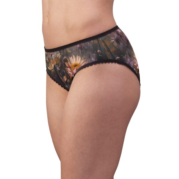 IntimateWear™ Women's Panties: Midnight Blooms