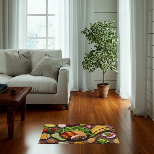 A Foodie's Delish-Disco Area Rug 🌮 Your Floor's Flavorful Fiesta! 🕺