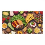 A Foodie's Delish-Disco Area Rug 🌮 Your Floor's Flavorful Fiesta! 🕺
