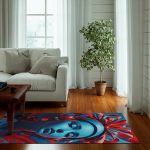Area Rug GrooveFusion 🎵 Where Every Step Is a Symphony! 🎸