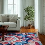 🎉 Flying Floral Living Room Area Rug 🤩 The Floor BFF You Never Knew You Needed!