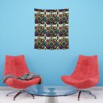 Midnight Shadows 🌃 Contemporary Wall Tapestry