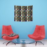 Midnight Shadows 🌃 Contemporary Wall Tapestry
