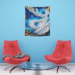 Twist & Shout Tapestry đ A Whirlwind of Color