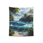 Vintage Voyage Wall Tapestry - When Your Wall Needs A Passport!