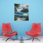 Vintage Voyage Wall Tapestry - When Your Wall Needs A Passport!