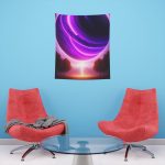 🎭 Spectral Illusion - Psychedelic Beach Tapestry