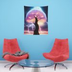 Electrified Tree of Life - Radiant Night Tapestries
