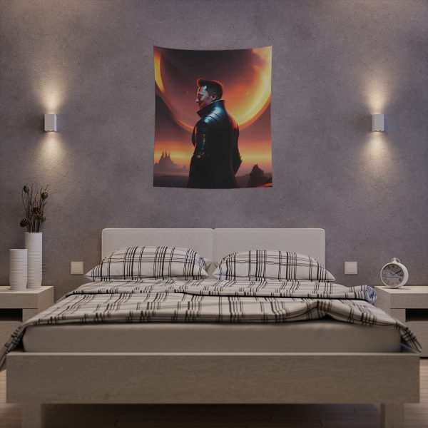 Musk at Dusk on Mars 🌌 MarsLife™ Fantasy Tapestry