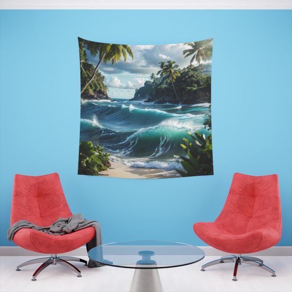 Vintage Voyage Wall Tapestry - When Your Wall Needs A Passport!