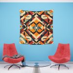Urban Grunge 🌃 Contemporary Wall Tapestry