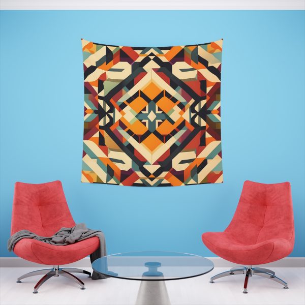 Urban Grunge 🌃 Contemporary Wall Tapestry