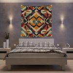Urban Grunge 🌃 Contemporary Wall Tapestry
