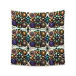 Midnight Shadows 🌃 Contemporary Wall Tapestry