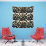 Midnight Shadows 🌃 Contemporary Wall Tapestry