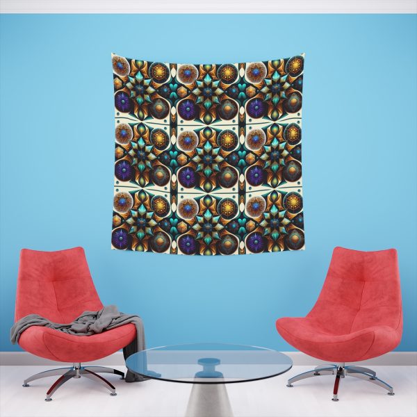 Midnight Shadows 🌃 Contemporary Wall Tapestry