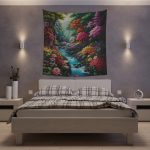 Ethereal Forest - Nature Inspired Wall Tapestry