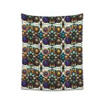 Midnight Shadows 🌃 Contemporary Wall Tapestry