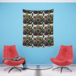 Midnight Shadows 🌃 Contemporary Wall Tapestry