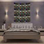 Midnight Shadows 🌃 Contemporary Wall Tapestry