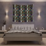 Midnight Shadows 🌃 Contemporary Wall Tapestry