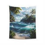 Vintage Voyage Wall Tapestry - When Your Wall Needs A Passport!