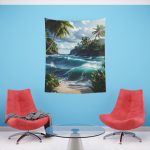 Vintage Voyage Wall Tapestry - When Your Wall Needs A Passport!