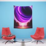 🎭 Spectral Illusion - Psychedelic Beach Tapestry