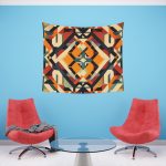 Urban Grunge 🌃 Contemporary Wall Tapestry
