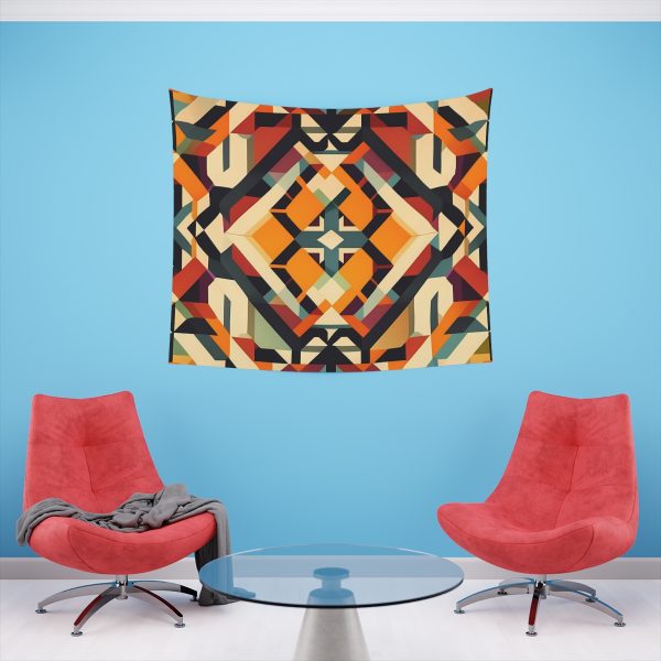 Urban Grunge 🌃 Contemporary Wall Tapestry