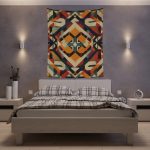 Urban Grunge 🌃 Contemporary Wall Tapestry