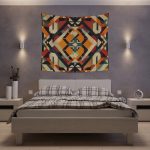 Urban Grunge 🌃 Contemporary Wall Tapestry