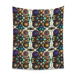 Midnight Shadows 🌃 Contemporary Wall Tapestry