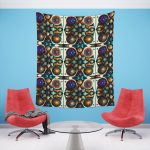 Midnight Shadows 🌃 Contemporary Wall Tapestry