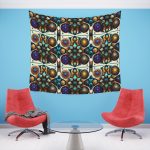 Midnight Shadows 🌃 Contemporary Wall Tapestry