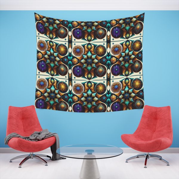 Midnight Shadows 🌃 Contemporary Wall Tapestry
